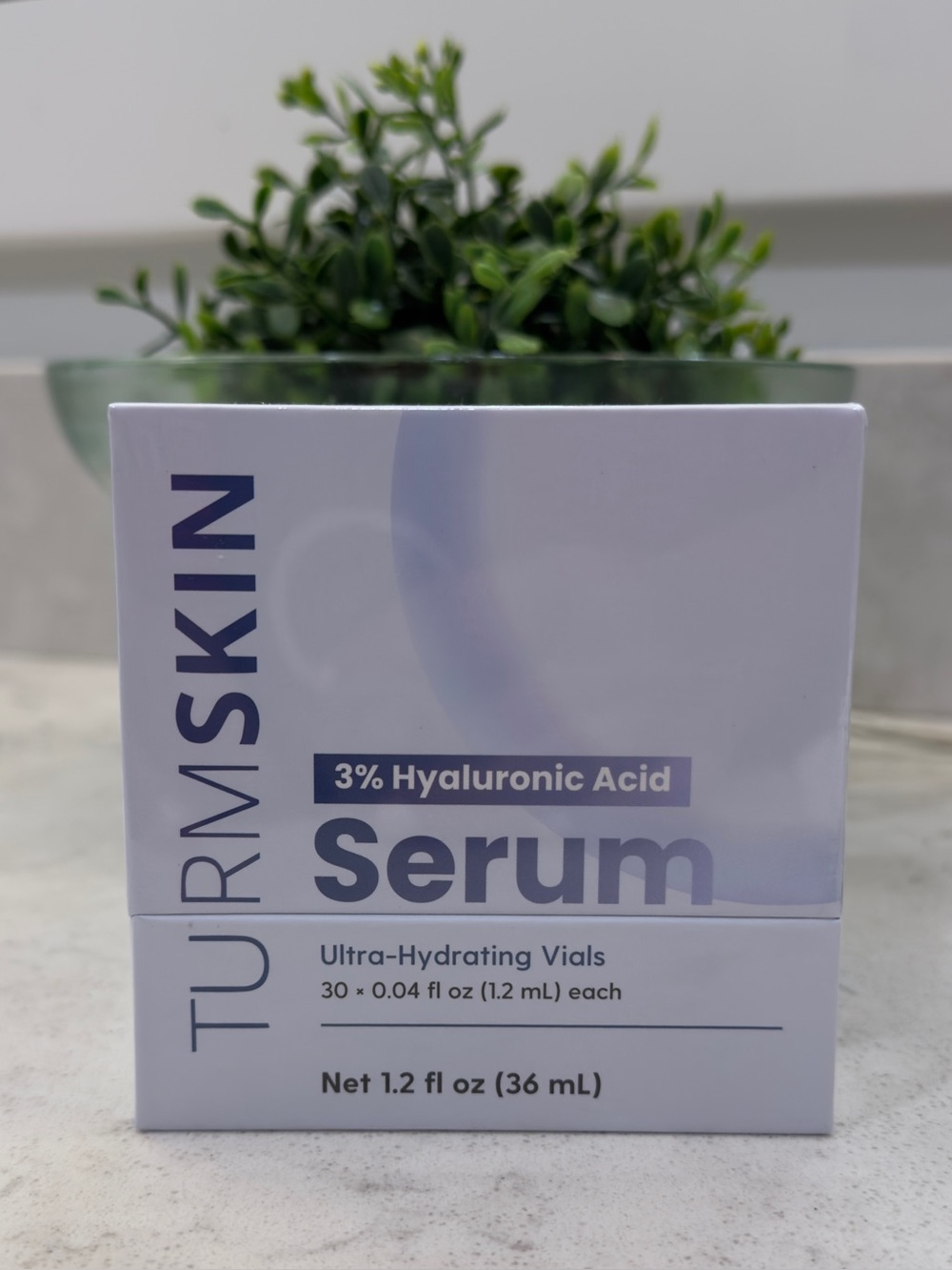 TURMSKIN 3% Hyaluronic Acid Serum Ultra-Hydrating Vials 30 New Sealed